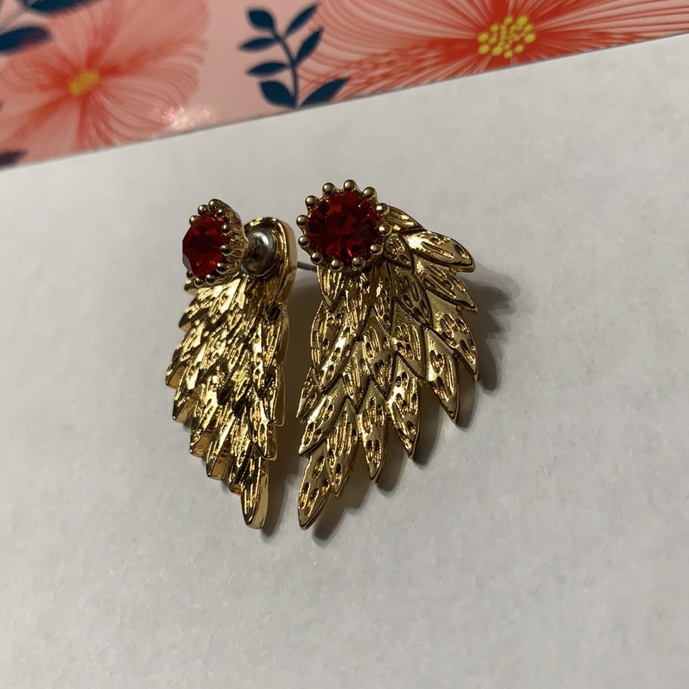 Wing earrings - Picture 2 of 3